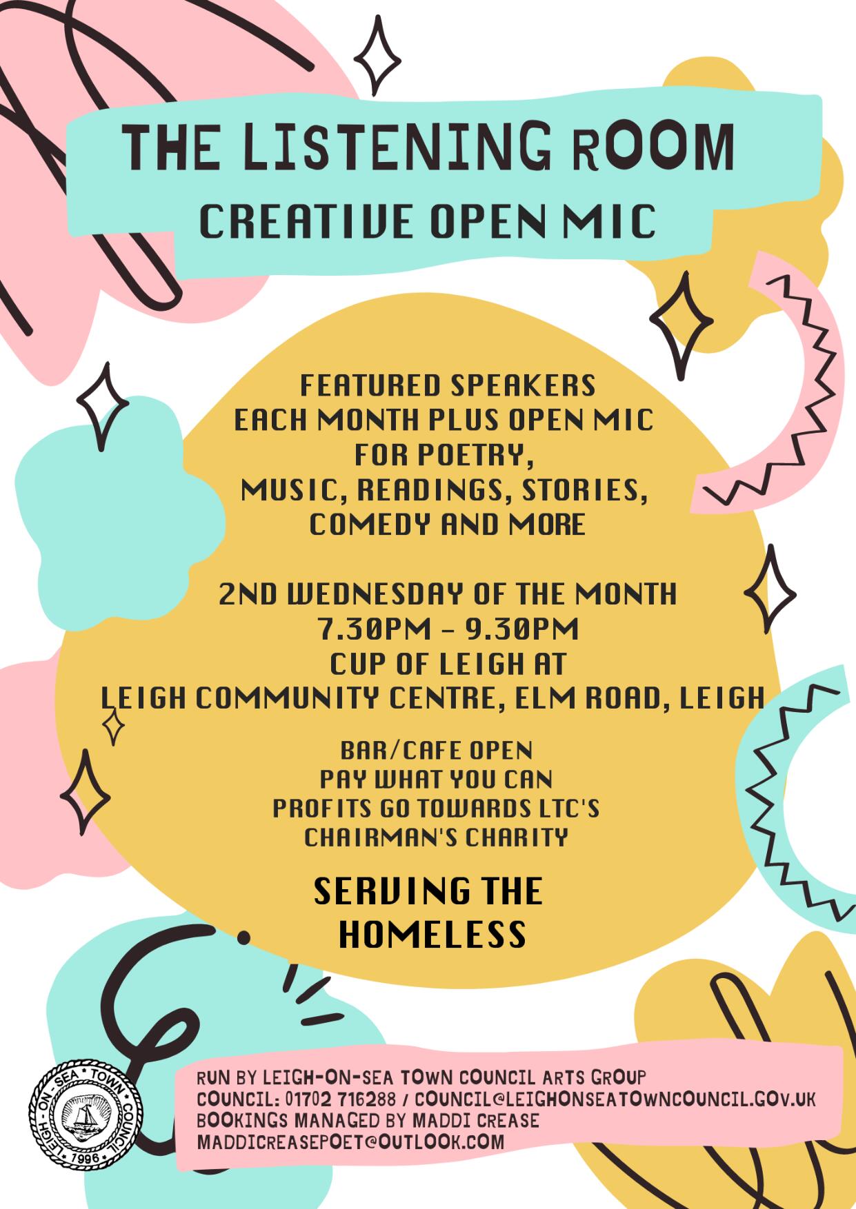 Poetry & Open Mic Nights - The Listening Room